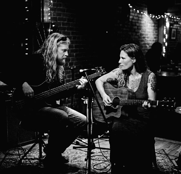 Ariel Zevon and the Wold playing music onstage