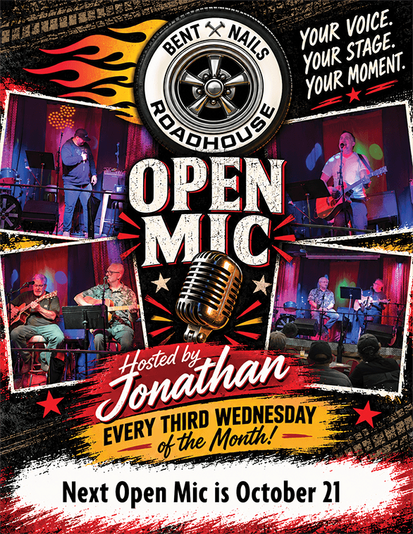 Open Mic night hosted by Jonathan poster