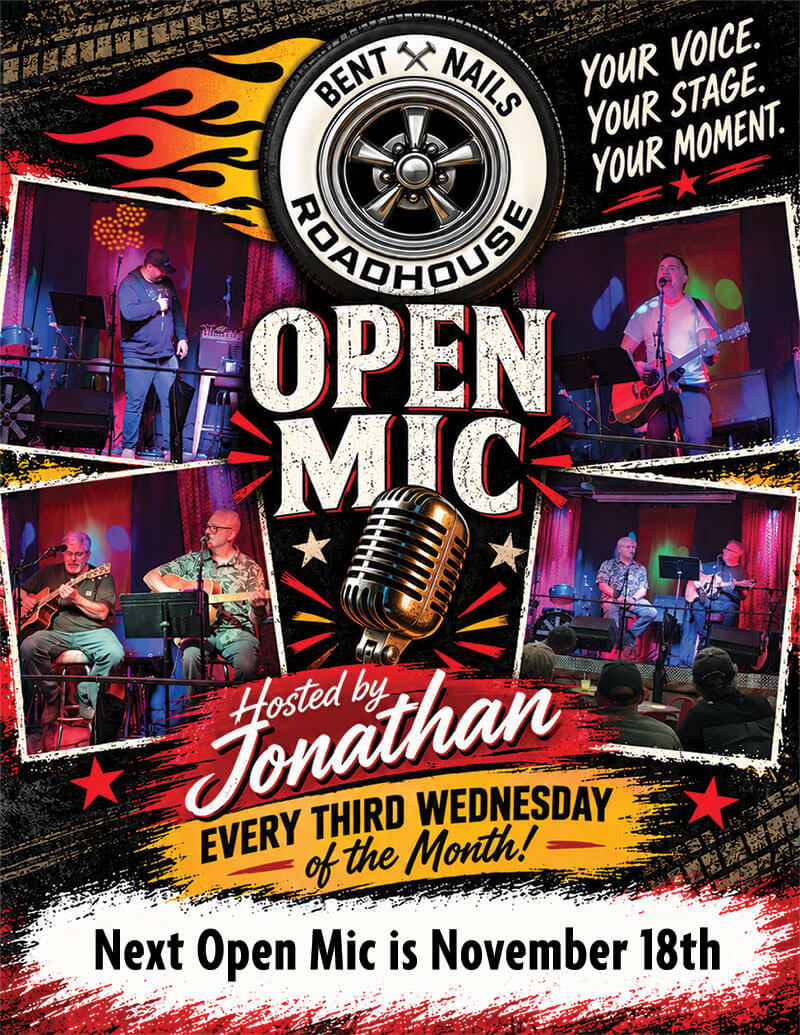 Open Mic night hosted by Jonathan poster